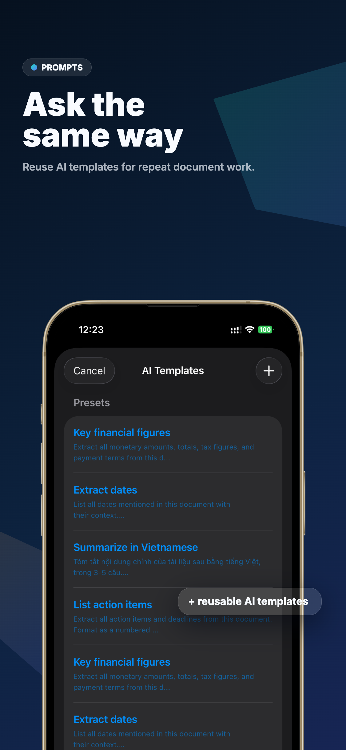 Papera document templates